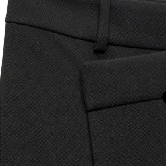 Mango Falda Martina Asymmetric topline Midi Skirt Size 2 Black - Picture 3 of 15